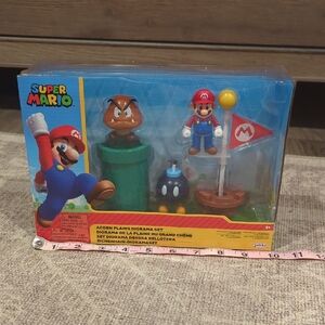 Nintendo Super Mario Acorn Plains Diorama Playset